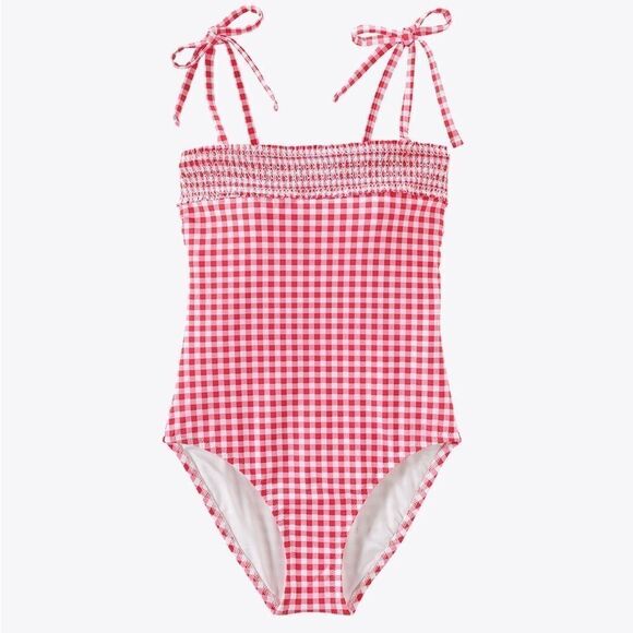 Lands end /Draper James Bandeau One Piece Swimsuit - Picture 2 of 9